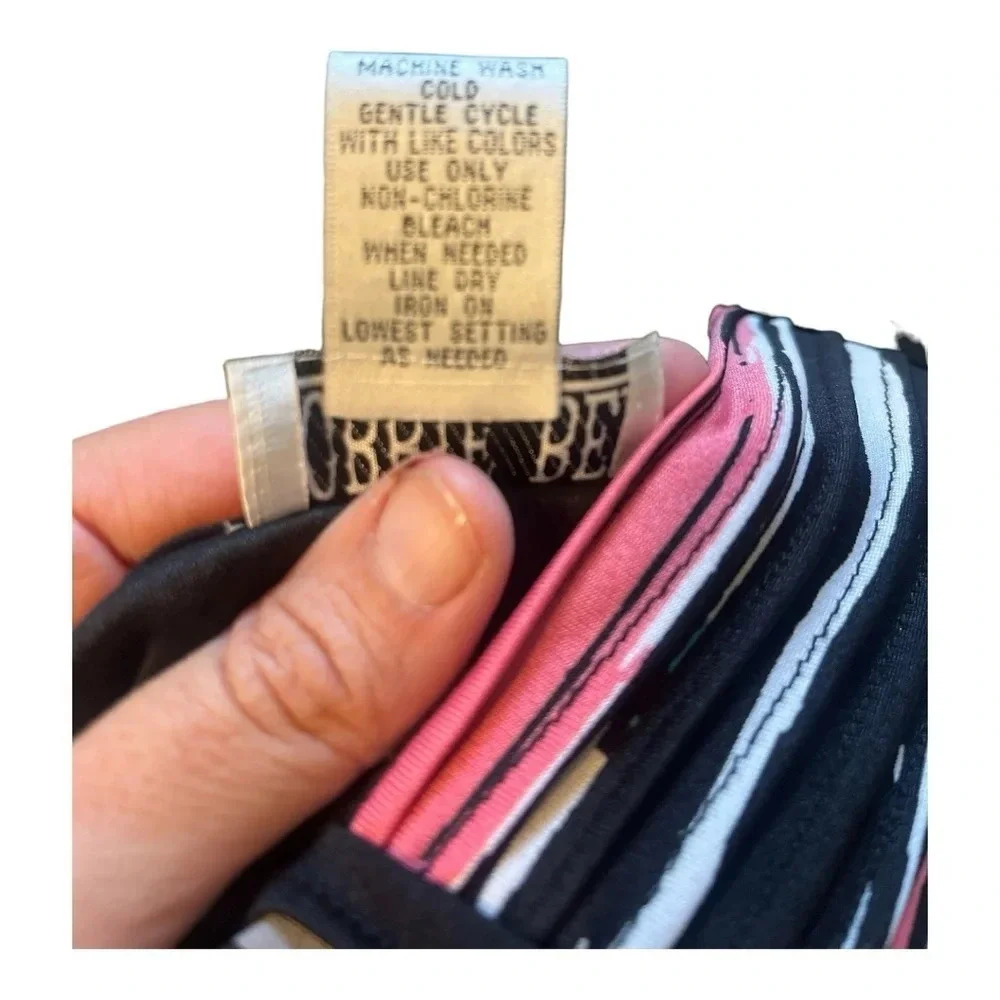 Vintage ROBBIE BEE Size 10 Maxi Dress Multi Colored Bodice - Picture 13 of 17